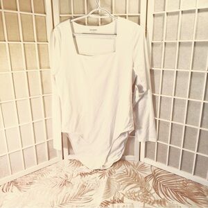 Old Navy Long Sleeve Bodysuit Top Size XL NWT